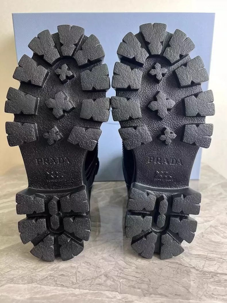 Prada Prada Black Thick Sole Short Boots-yf Size US 6 / EU 39 - 6 Thumbnail