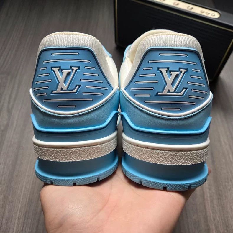 Louis Vuitton Louis Vuitton LV Trainer Sky Blue Sneakers-yf Size US 7.5 / EU 40-41 - 6 Thumbnail