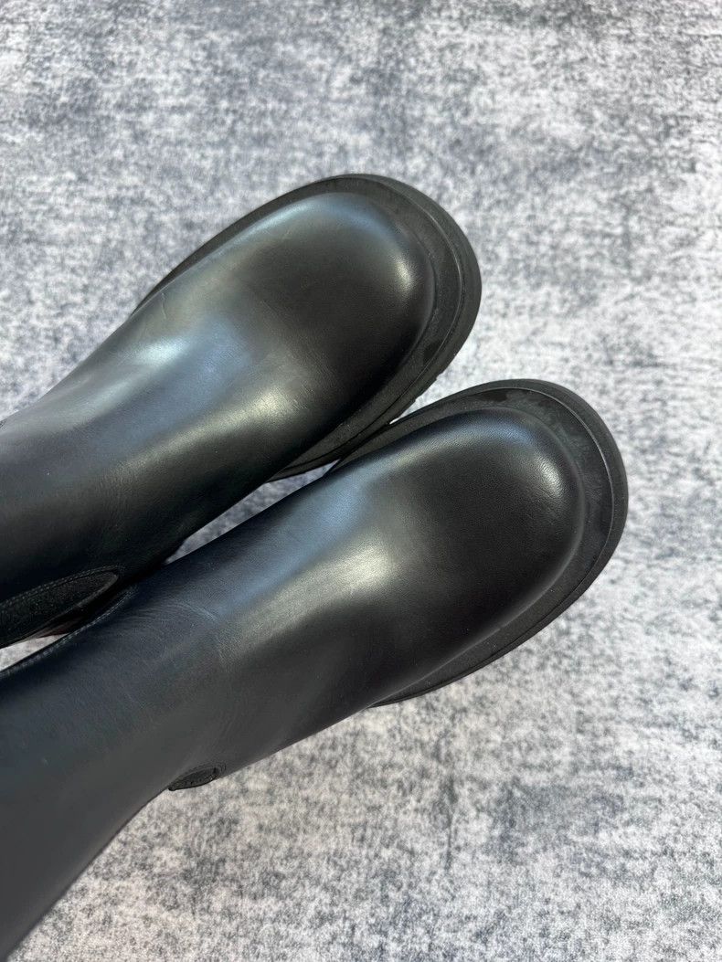 Bottega Veneta Bottega Veneta Black Ankle Boots Size 34.5-yf Size US 5.5 / EU 38 - 5 Thumbnail