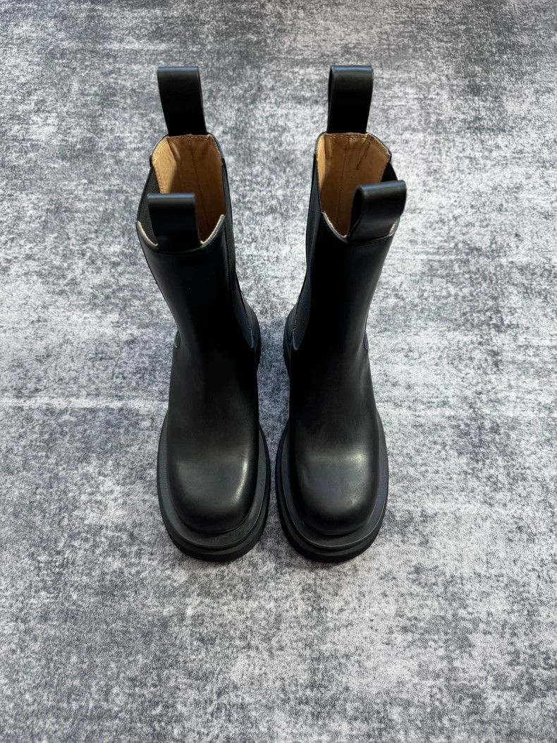 Bottega Veneta Bottega Veneta Black Ankle Boots Size 34.5-yf Size US 5.5 / EU 38 - 3 Thumbnail