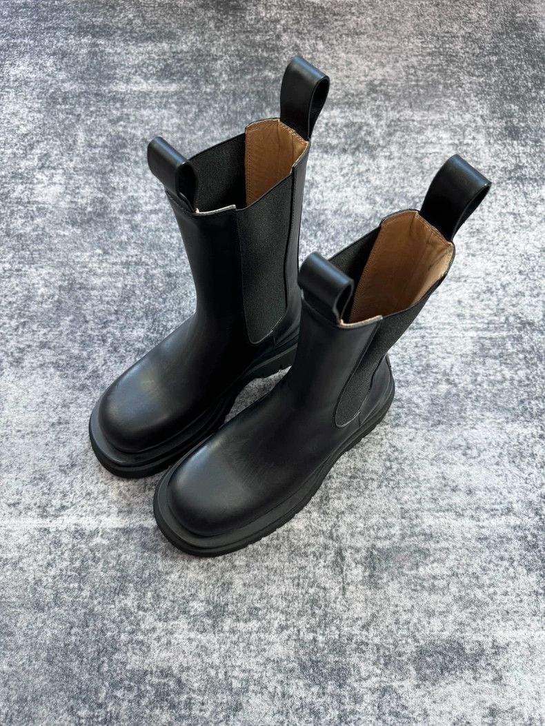 Bottega Veneta Bottega Veneta Black Ankle Boots Size 34.5-yf Size US 5.5 / EU 38 - 4 Thumbnail