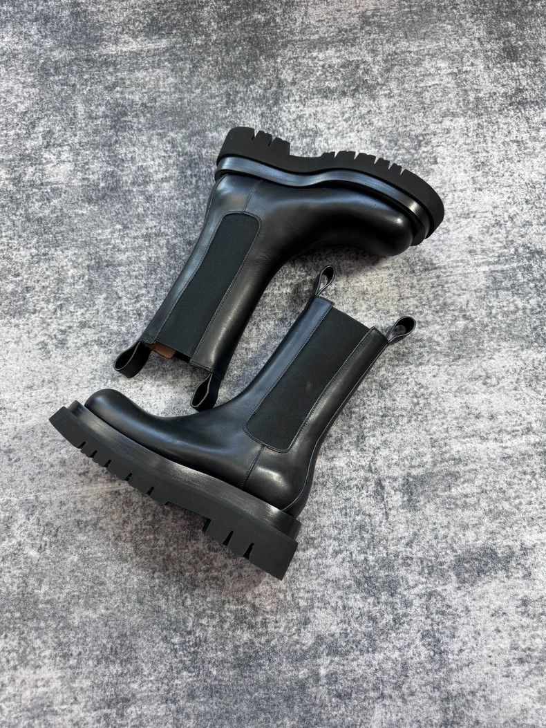 Bottega Veneta Bottega Veneta Black Ankle Boots Size 34.5-yf Size US 5.5 / EU 38 - 2 Thumbnail