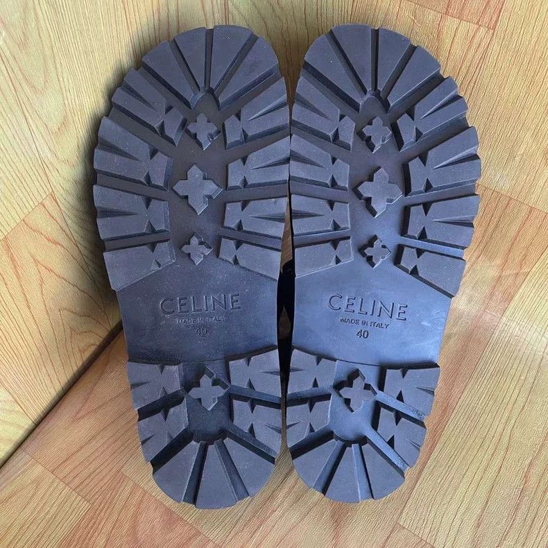 Celine Celine Thick-Soled Logo Sandals-yf Size US 10 / EU 43 - 6 Thumbnail