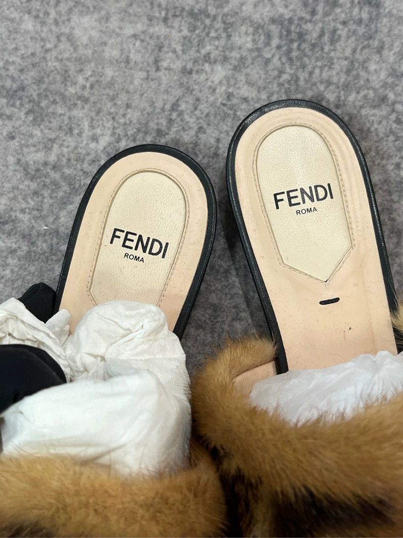 Fendi Fendi Fur Slippers Size 36.5 Brand New-yf Size US 6.5 / EU 39-40 - 3 Thumbnail