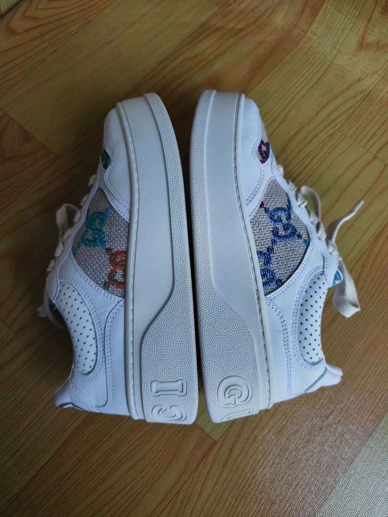 Gucci GUCCI GG Multicolor Embroidered Sneaker Shoes-yf Size US 5 / EU 37 - 3 Thumbnail