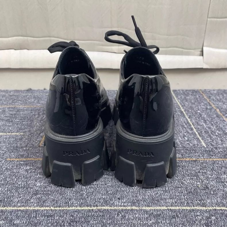 Prada Prada Black Patent Leather Loafers-yf Size US 7.5 / EU 40-41 - 5 Thumbnail