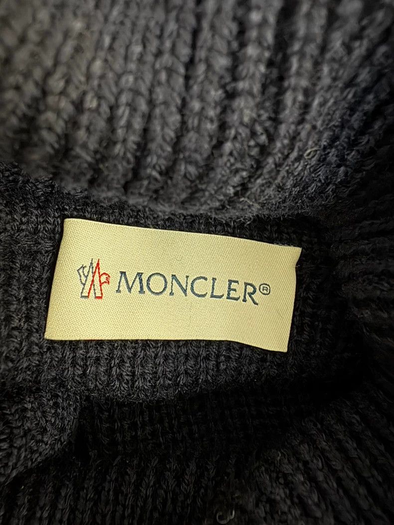 Moncler Moncler High-Neck Sweater with Logo Stripes-yf Size US XL / EU 56 / 4 - 6 Thumbnail