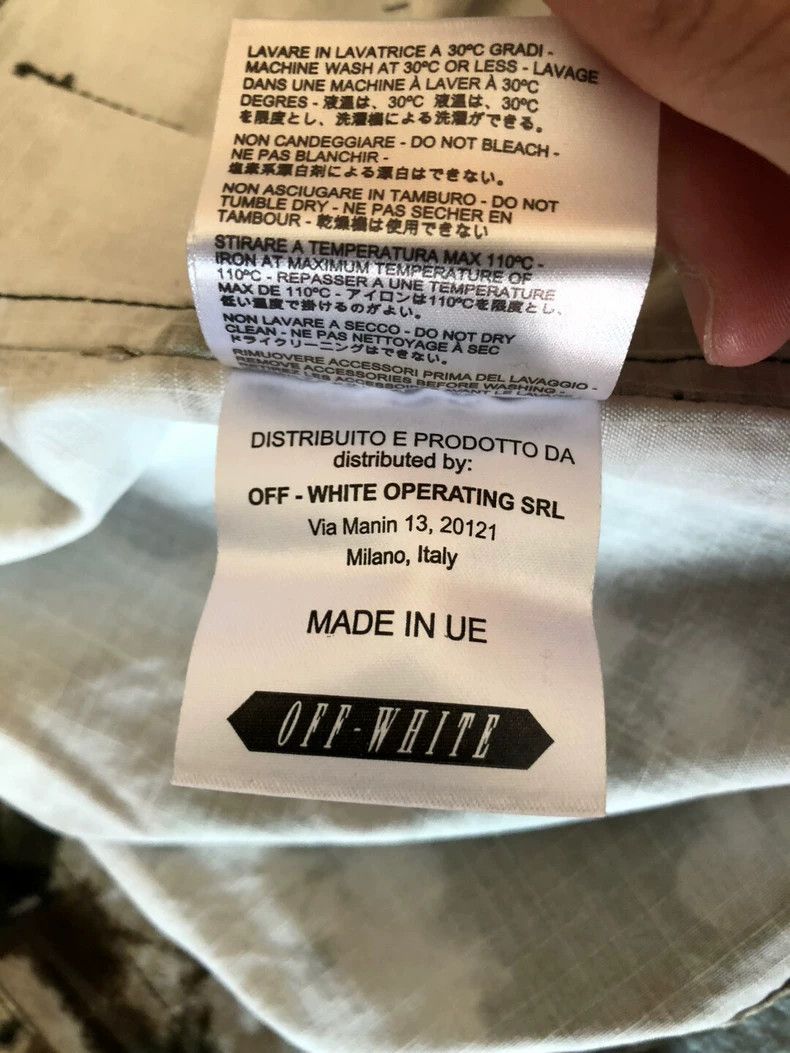 Off-White Offwhite Camouflage Jacket with Black Ties-yf Size US M / EU 48-50 / 2 - 7 Thumbnail