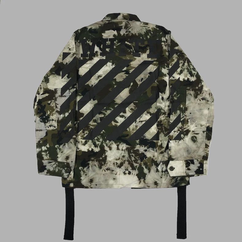 Off-White Offwhite Camouflage Jacket with Black Ties-yf Size US M / EU 48-50 / 2 - 2 Thumbnail