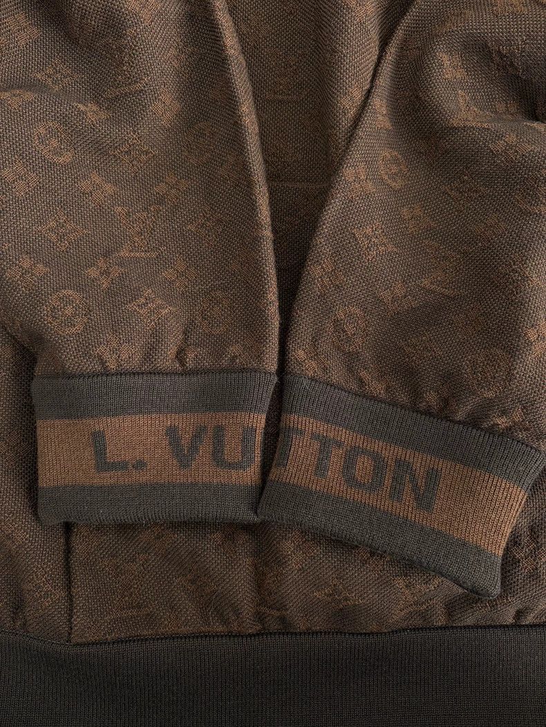 Louis Vuitton Louis Vuitton Brown Wool Hoodie Size XL-yf Size US XL / EU 56 / 4 - 4 Thumbnail