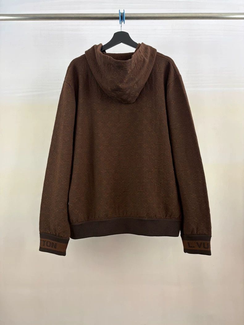 Louis Vuitton Louis Vuitton Brown Wool Hoodie Size XL-yf Size US XL / EU 56 / 4 - 2 Thumbnail