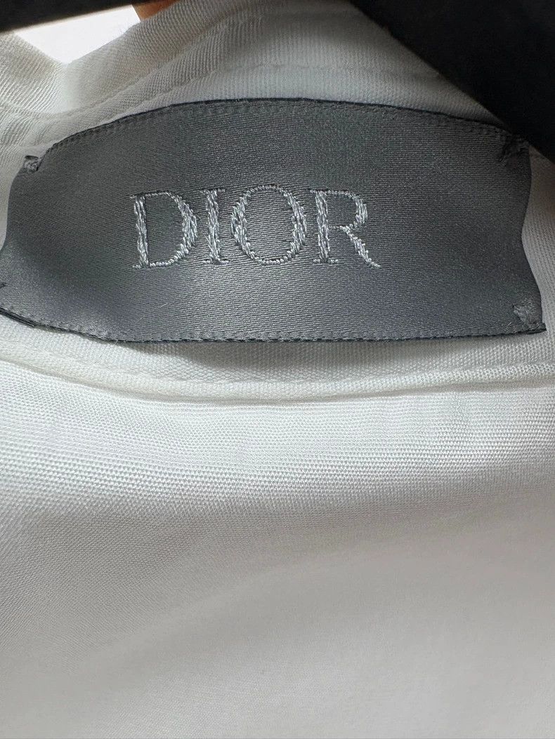 Dior Dior White Short Sleeve Shirt AJ Collaboration-yf Size US M / EU 48-50 / 2 - 6 Thumbnail