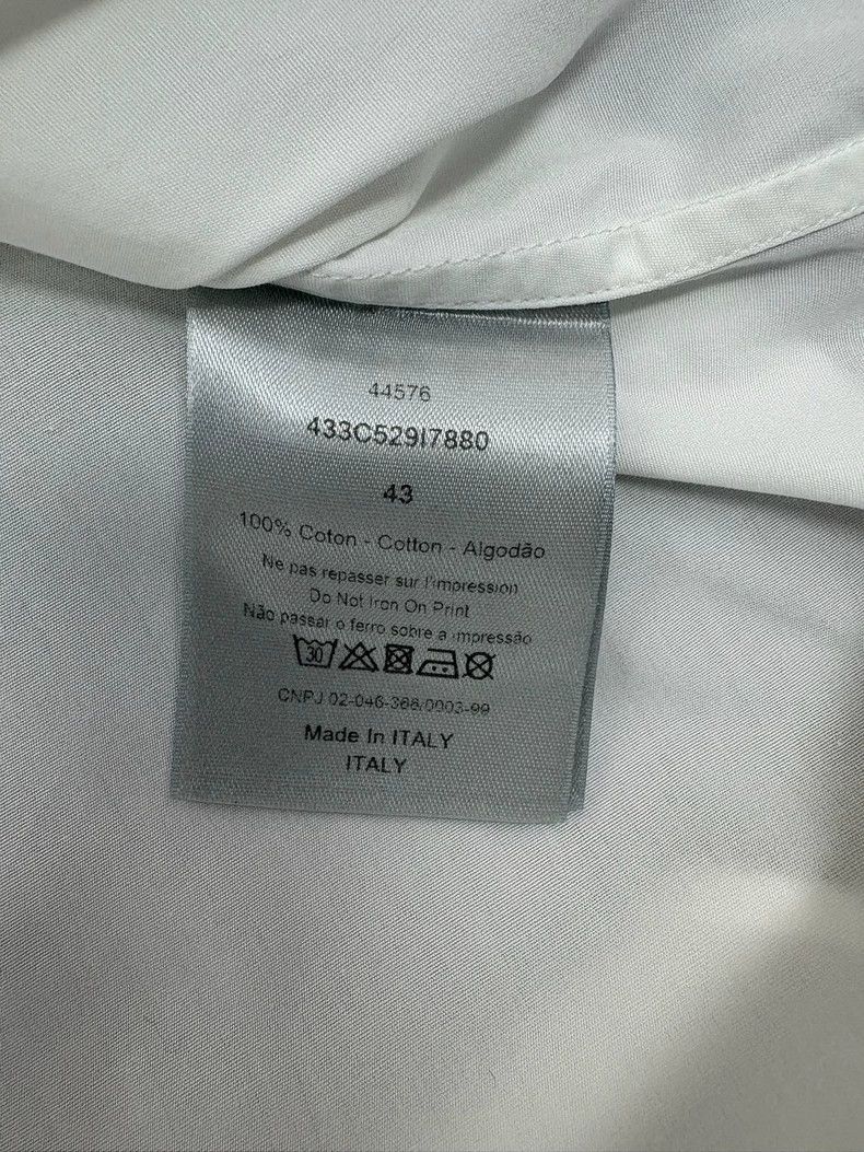Dior Dior Classic Logo Long Sleeve Shirt-yf Size US M / EU 48-50 / 2 - 7 Thumbnail