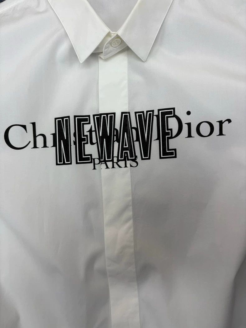 Dior Dior Classic Logo Long Sleeve Shirt-yf Size US M / EU 48-50 / 2 - 3 Thumbnail