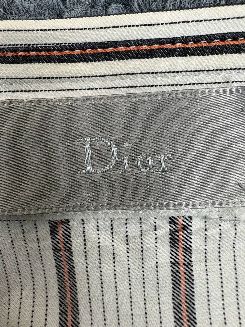 Dior Dior Embroidered Striped Shirt in Excellent Condition-yf Size US M / EU 48-50 / 2 - 6 Thumbnail