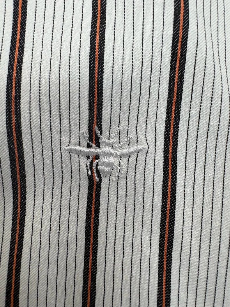Dior Dior Embroidered Striped Shirt in Excellent Condition-yf Size US M / EU 48-50 / 2 - 5 Thumbnail