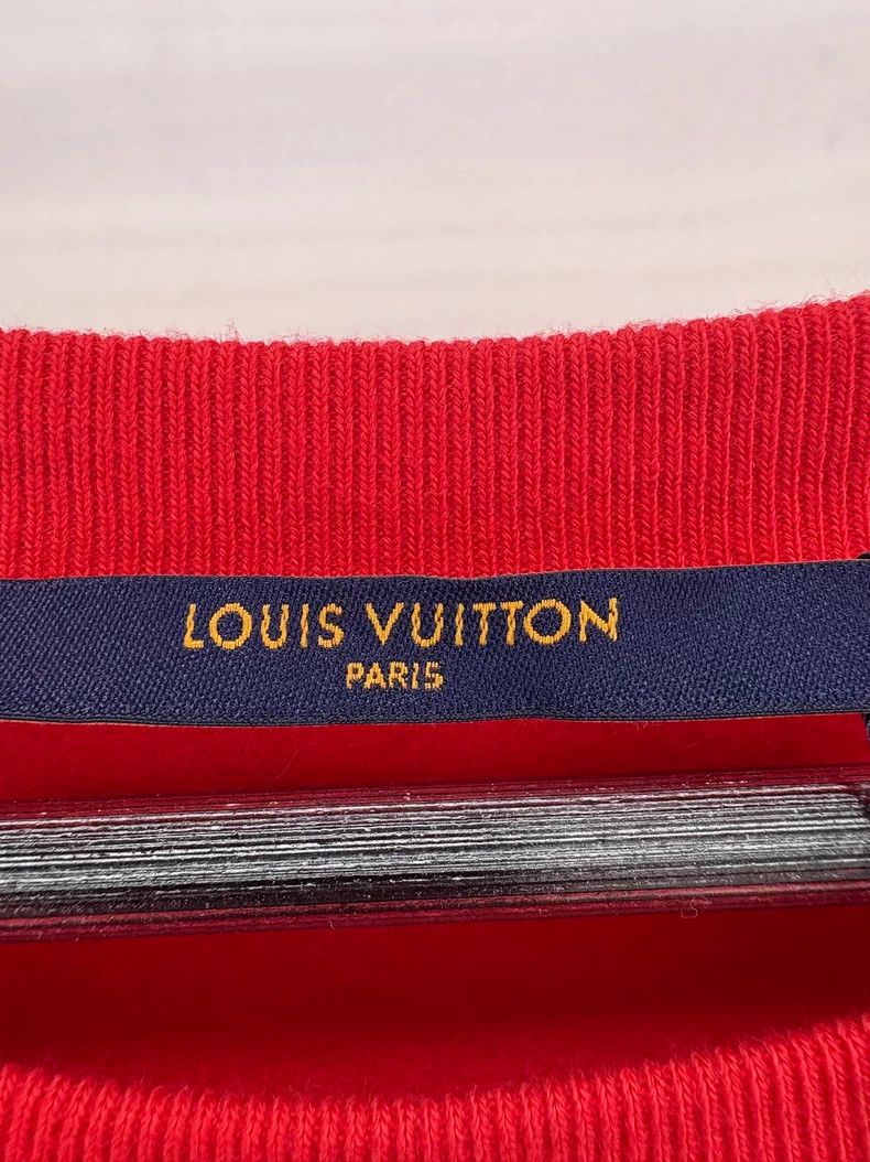Louis Vuitton Louis Vuitton Red Sweatshirt XXL Size-yf Size US XXL / EU 58 / 5 - 6 Thumbnail