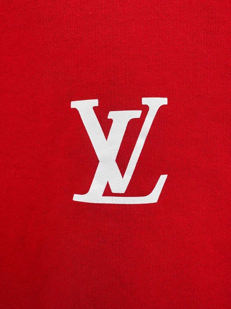 Louis Vuitton Louis Vuitton Red Sweatshirt XXL Size-yf Size US XXL / EU 58 / 5 - 5 Thumbnail