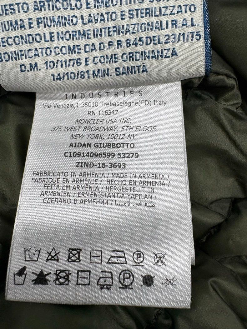 Moncler Lightweight Army Green Down Jacket-yf Size US S / EU 44-46 / 1 - 6 Thumbnail
