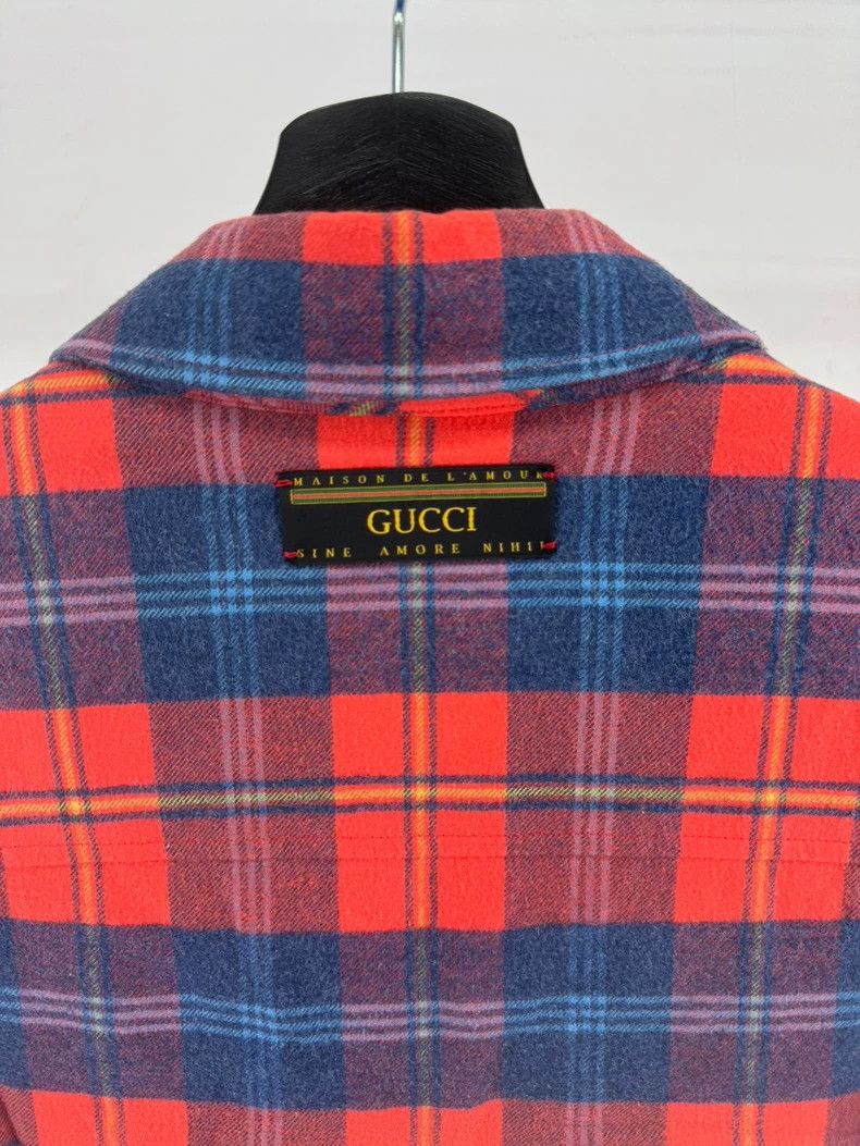 Gucci Gucci Disney Red Blue Plaid Zip Jacket-yf Size US M / EU 48-50 / 2 - 4 Thumbnail