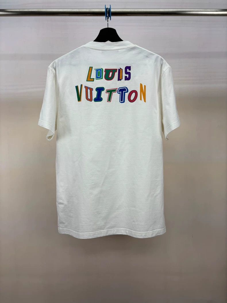 Louis Vuitton Louis Vuitton NBA Collaboration Short Sleeve T-Shirt-yf Size US XL / EU 56 / 4 - 2 Thumbnail