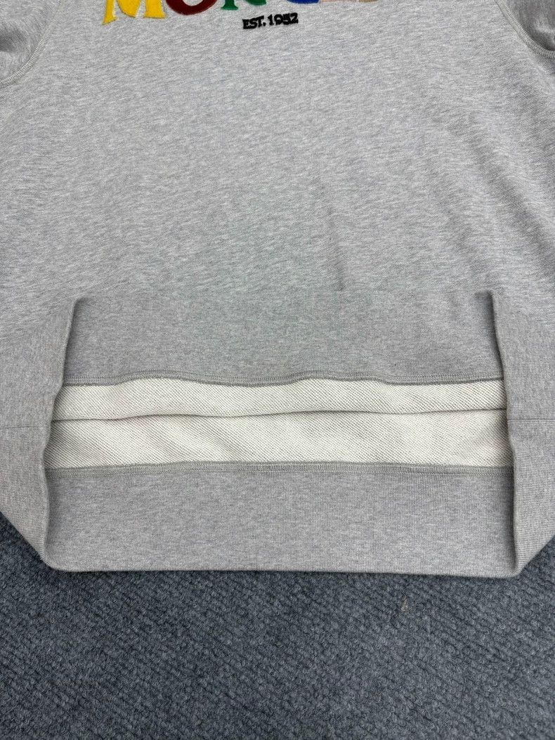 Moncler Genius Moncler Genius Gray Logo Sweatshirt Size L-yf Size US L / EU 52-54 / 3 - 5 Thumbnail