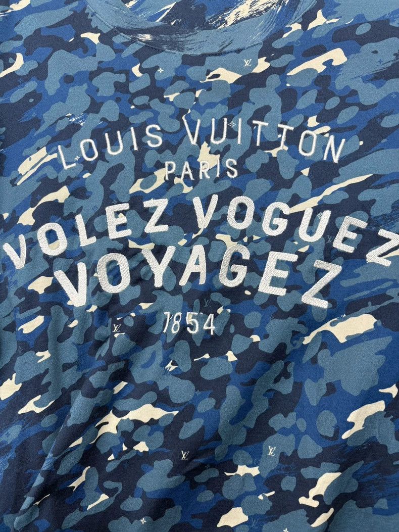 Louis Vuitton Louis Vuitton Camouflage Logo Short Sleeve Shirt-yf Size US S / EU 44-46 / 1 - 4 Thumbnail