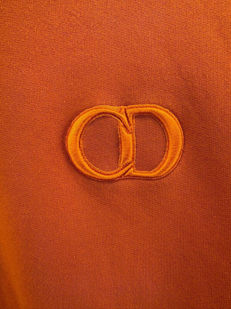 Dior Dior Orange CD Logo Embroidered Sweatshirt XXL-yf Size US XXL / EU 58 / 5 - 3 Thumbnail