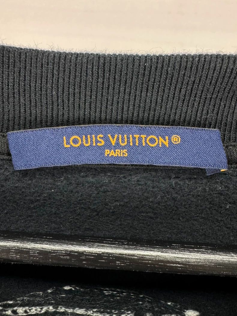 Louis Vuitton Louis Vuitton Black Embroidered Hoodie-yf Size US L / EU 52-54 / 3 - 5 Thumbnail