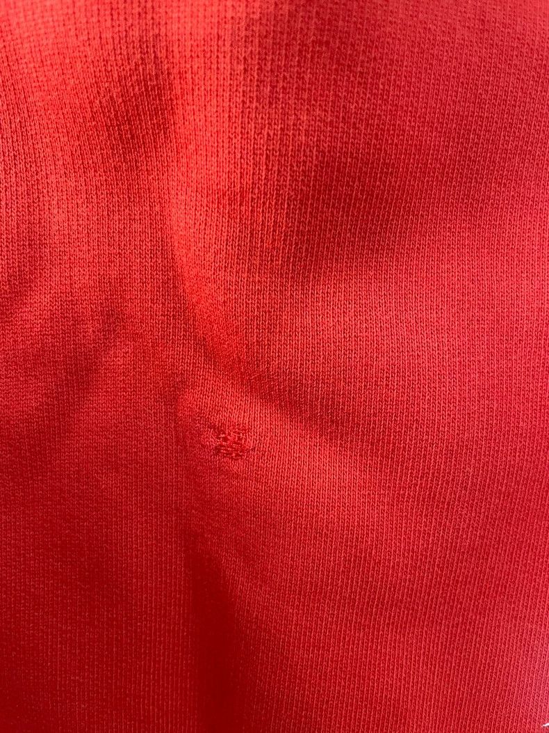 Balenciaga Red Logo Hoodie Sweatshirt-yf