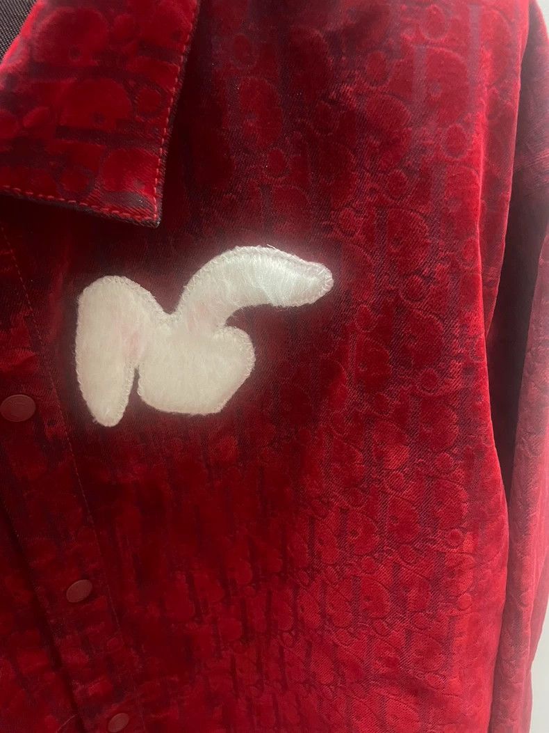 Dior Dior Red Logo Print Shirt Jacket Outerwear-yf Size US L / EU 52-54 / 3 - 2 Thumbnail