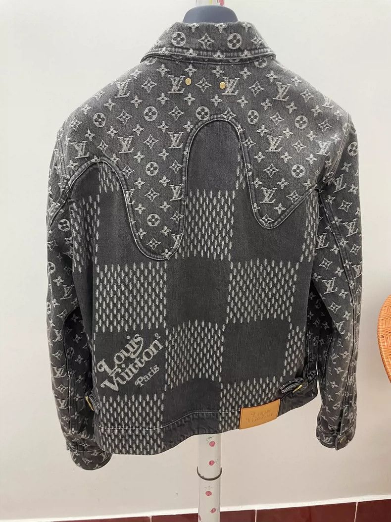 Louis Vuitton Louis Vuitton Denim Jacket from Nigo Collaboration-yf Size US M / EU 48-50 / 2 - 2 Thumbnail