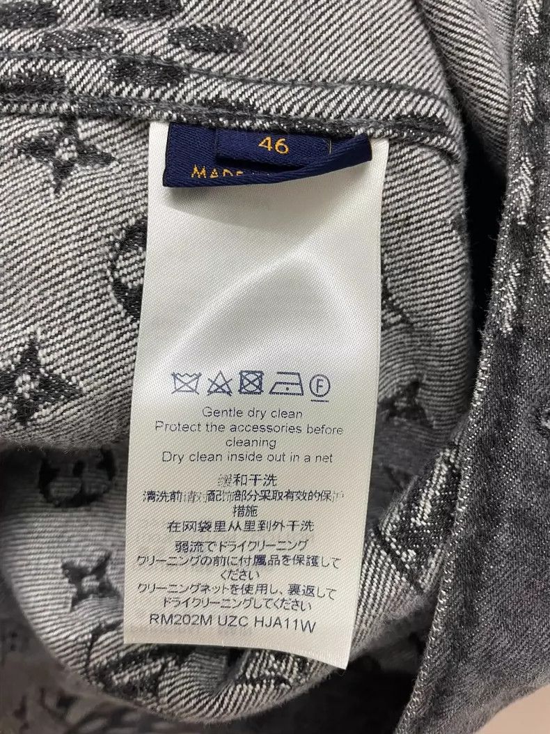 Louis Vuitton Louis Vuitton Denim Jacket from Nigo Collaboration-yf Size US M / EU 48-50 / 2 - 5 Thumbnail
