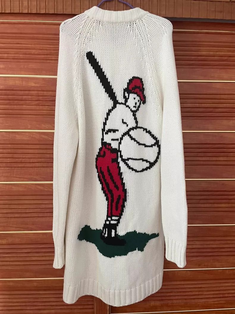 Louis Vuitton Louis Vuitton Letter Logo Knit Cardigan-yf Size US S / EU 44-46 / 1 - 2 Thumbnail