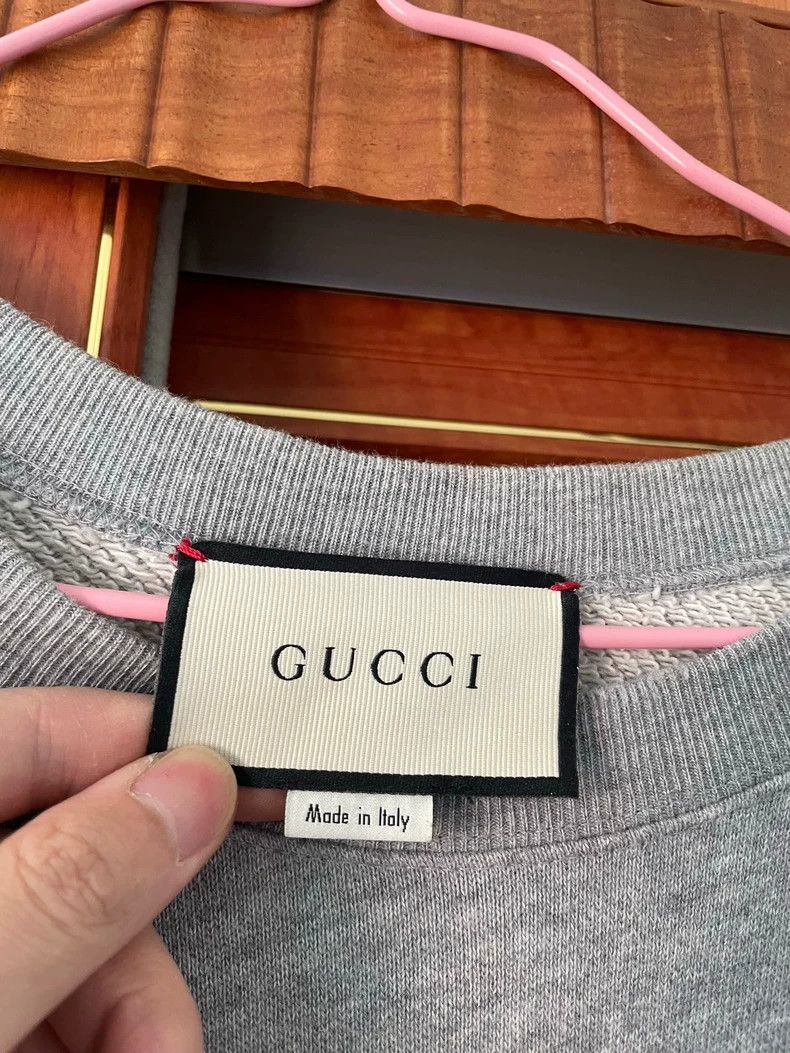 Gucci Gucci Glitter Logo Sweatshirt-yf Size US M / EU 48-50 / 2 - 5 Thumbnail