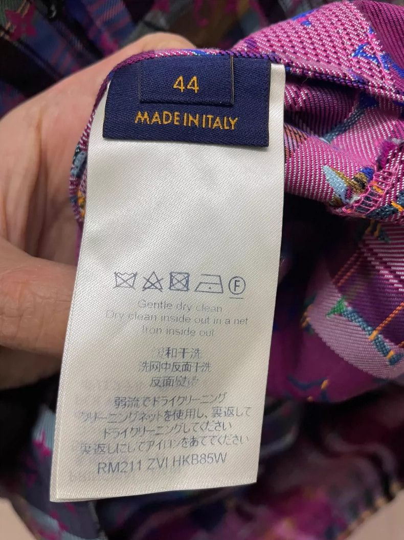 Louis Vuitton Louis Vuitton Colorful Plaid Logo Jacket-yf Size US L / EU 52-54 / 3 - 4 Thumbnail