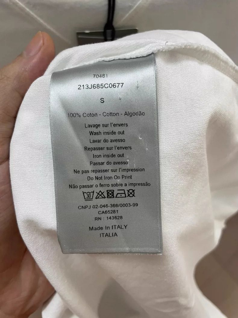 Dior Dior Travis Scott Logo Short Sleeve Shirt-yf Size US S / EU 44-46 / 1 - 4 Thumbnail