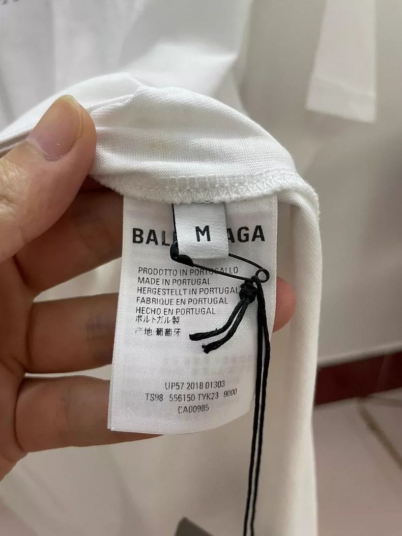 Balenciaga Balenciaga Logo Short Sleeve T-Shirt-yf Size US M / EU 48-50 / 2 - 4 Thumbnail