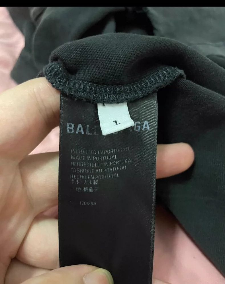 Balenciaga Balenciaga Embroidered Logo Vintage T-Shirt-yf Size US M / EU 48-50 / 2 - 5 Thumbnail
