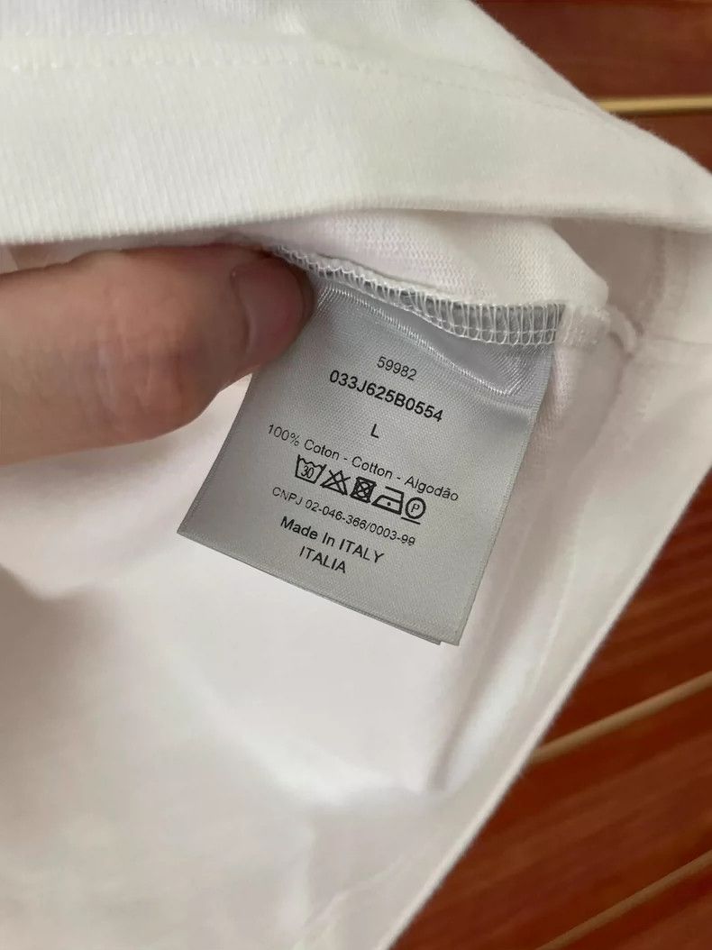 Dior Dior Jordan Embroidered Logo Short Sleeve Shirt-yf Size US L / EU 52-54 / 3 - 3 Thumbnail