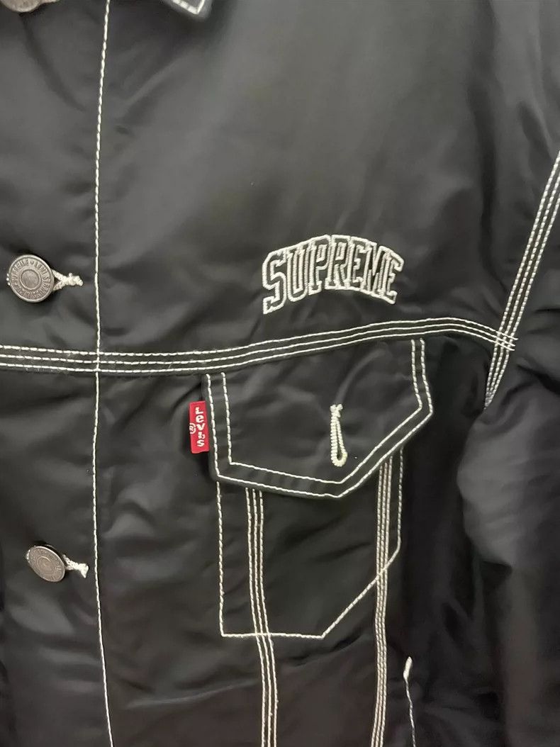 Levi's Supreme Levi's Nylon Jacket Black-yf Size US L / EU 52-54 / 3 - 3 Thumbnail