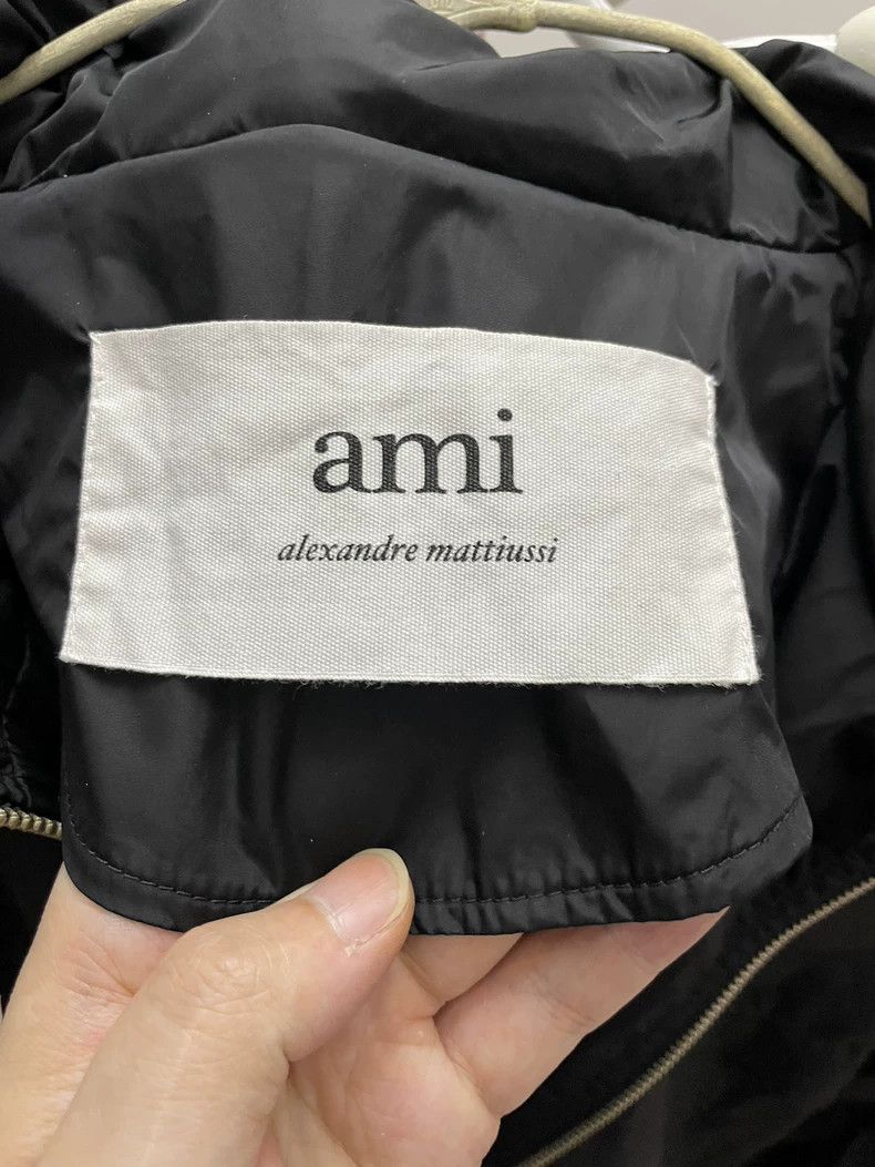 AMI Black Heart Pattern Hooded Jacket-yf Size US M / EU 48-50 / 2 - 4 Thumbnail