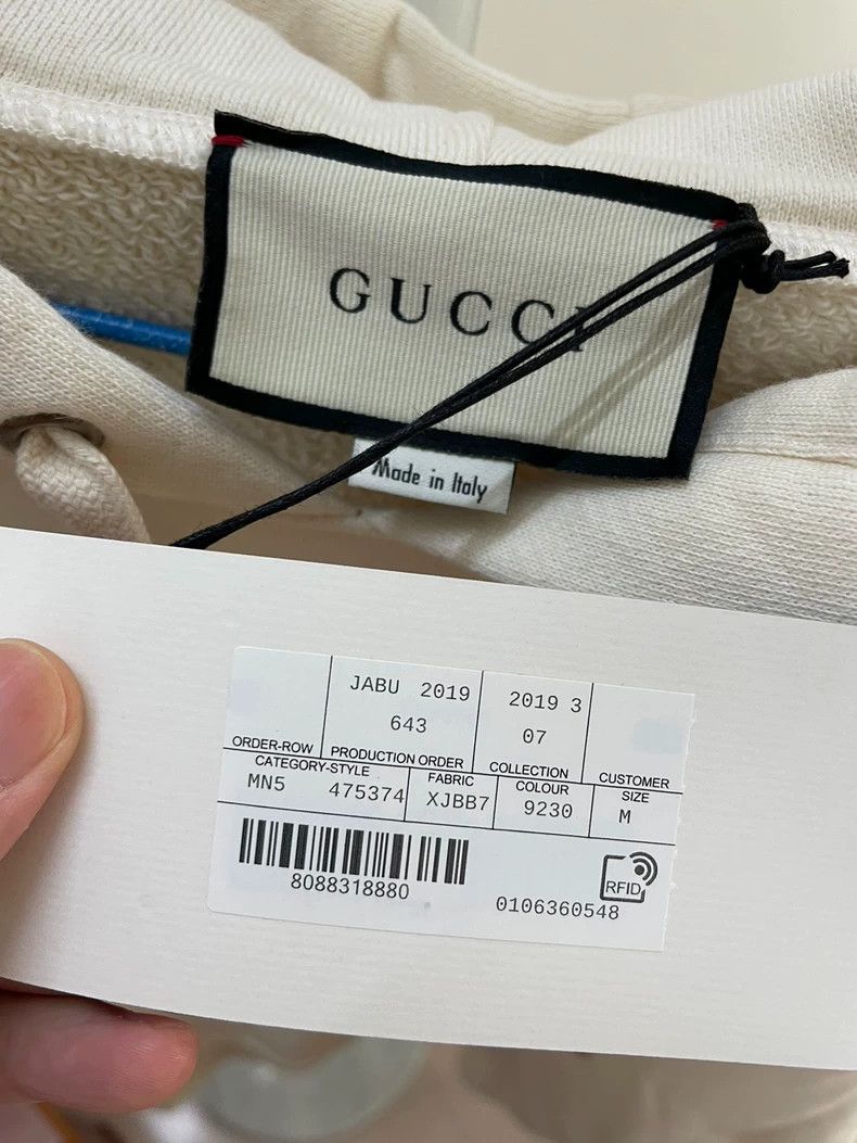 Gucci Gucci Embroidered Deer Hoodie with Tags-yf Size US M / EU 48-50 / 2 - 3 Thumbnail