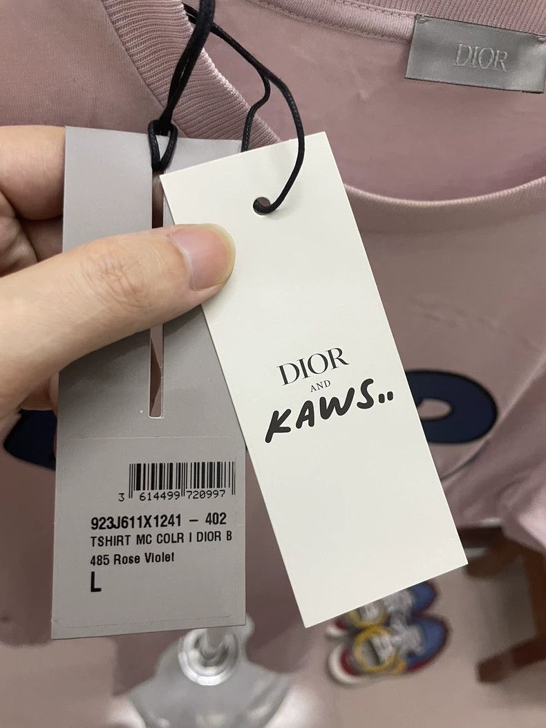 Dior Dior Kaws Collaboration Logo Short Sleeve Shirt-yf Size US L / EU 52-54 / 3 - 2 Thumbnail