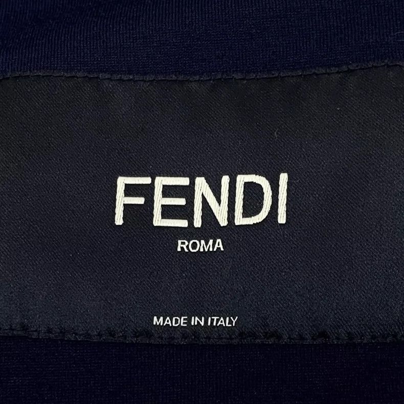 Fendi Fendi Logo Zip Jacket in Dark Color-yf Size US XS / EU 42 / 0 - 6 Thumbnail