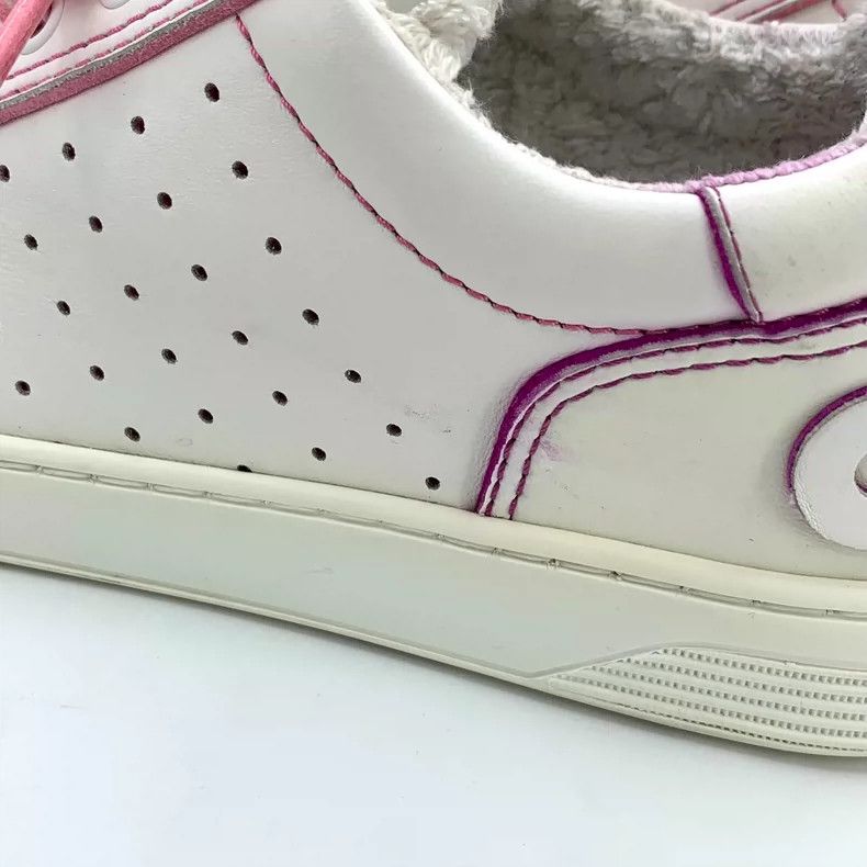 Chanel Chanel White Lace-Up Athletic Sneakers-yf Size US 7.5 / EU 40-41 - 9 Thumbnail