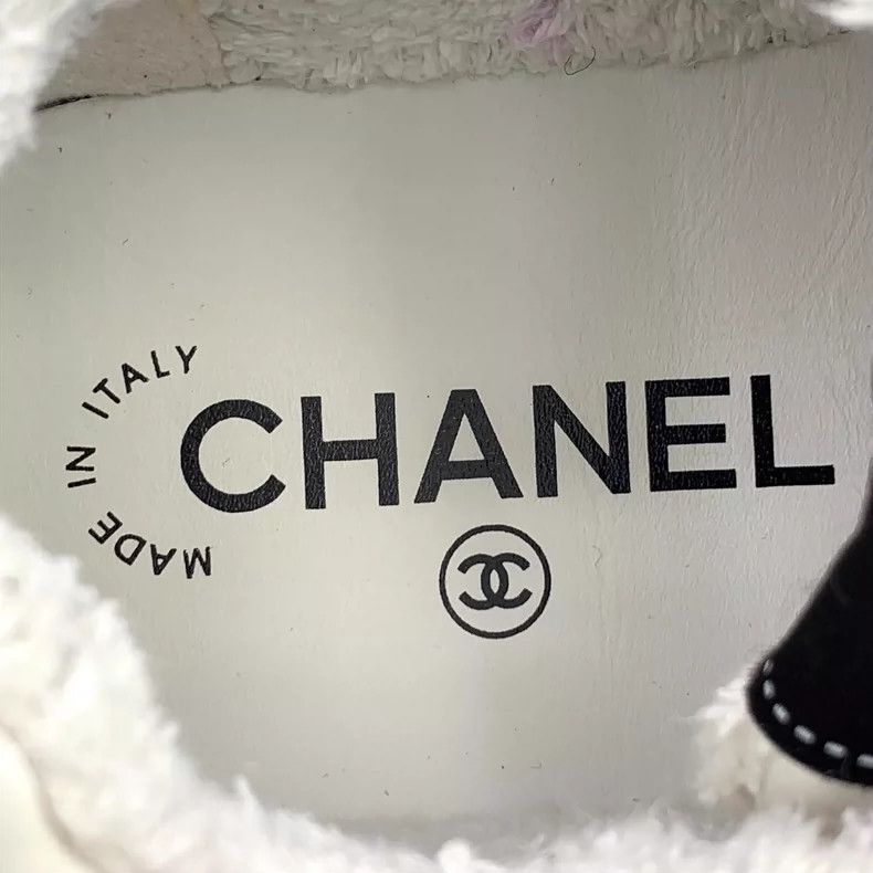 Chanel Chanel White Lace-Up Athletic Sneakers-yf Size US 7.5 / EU 40-41 - 7 Thumbnail