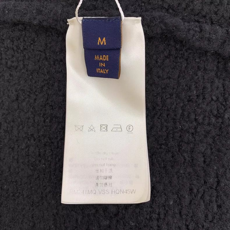 Louis Vuitton Louis Vuitton Black Logo Knit Sweater M-yf Size US M / EU 48-50 / 2 - 6 Thumbnail
