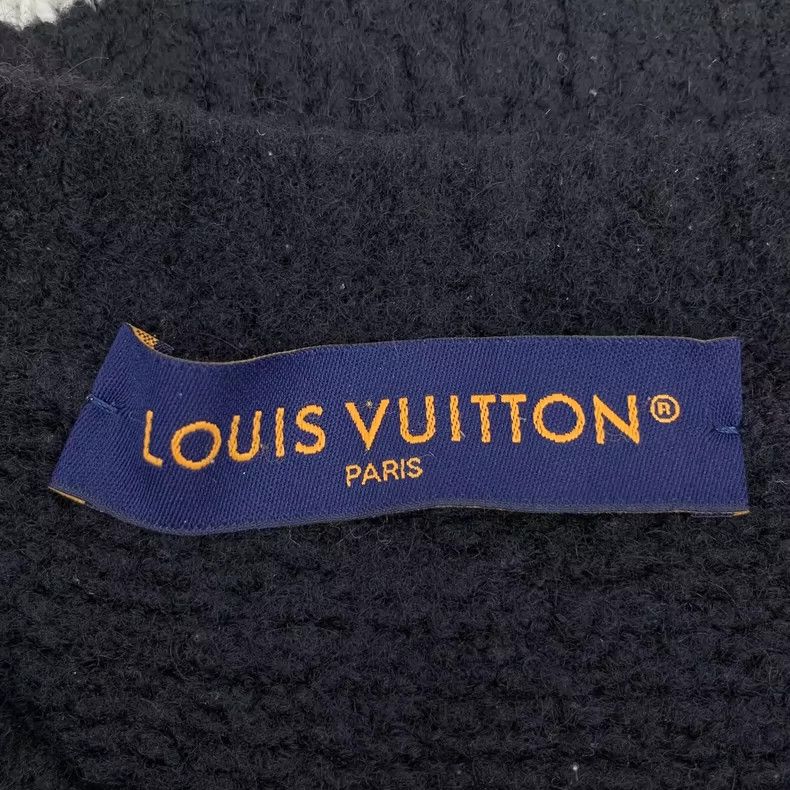 Louis Vuitton Louis Vuitton Black Logo Knit Sweater M-yf Size US M / EU 48-50 / 2 - 5 Thumbnail