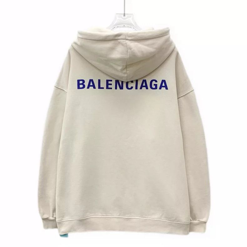 Balenciaga Balenciaga Logo Hooded Long Sleeve Sweatshirt-yf Size US M / EU 48-50 / 2 - 2 Thumbnail